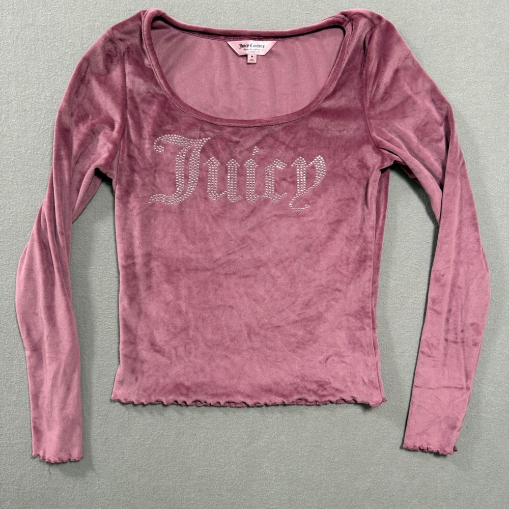 Juicy Couture Los Angeles Pink Soft Sleepwear Top Women Size Medium